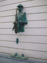 Saxophonist Sculpture